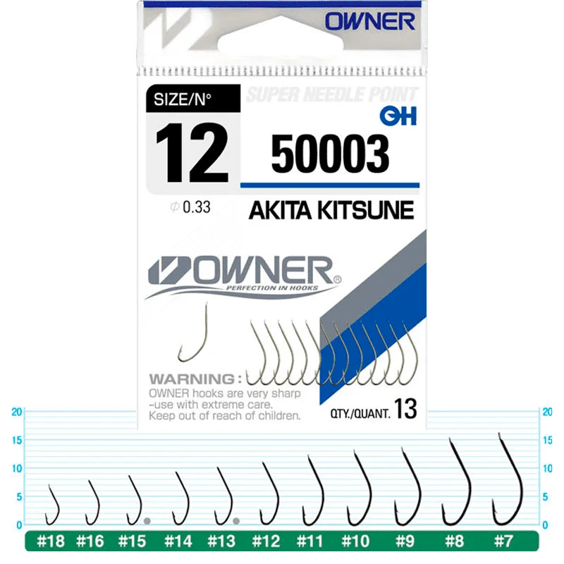 🪝 Anzuelos Akita Kitsune OWNER Articulos de pesca y caza