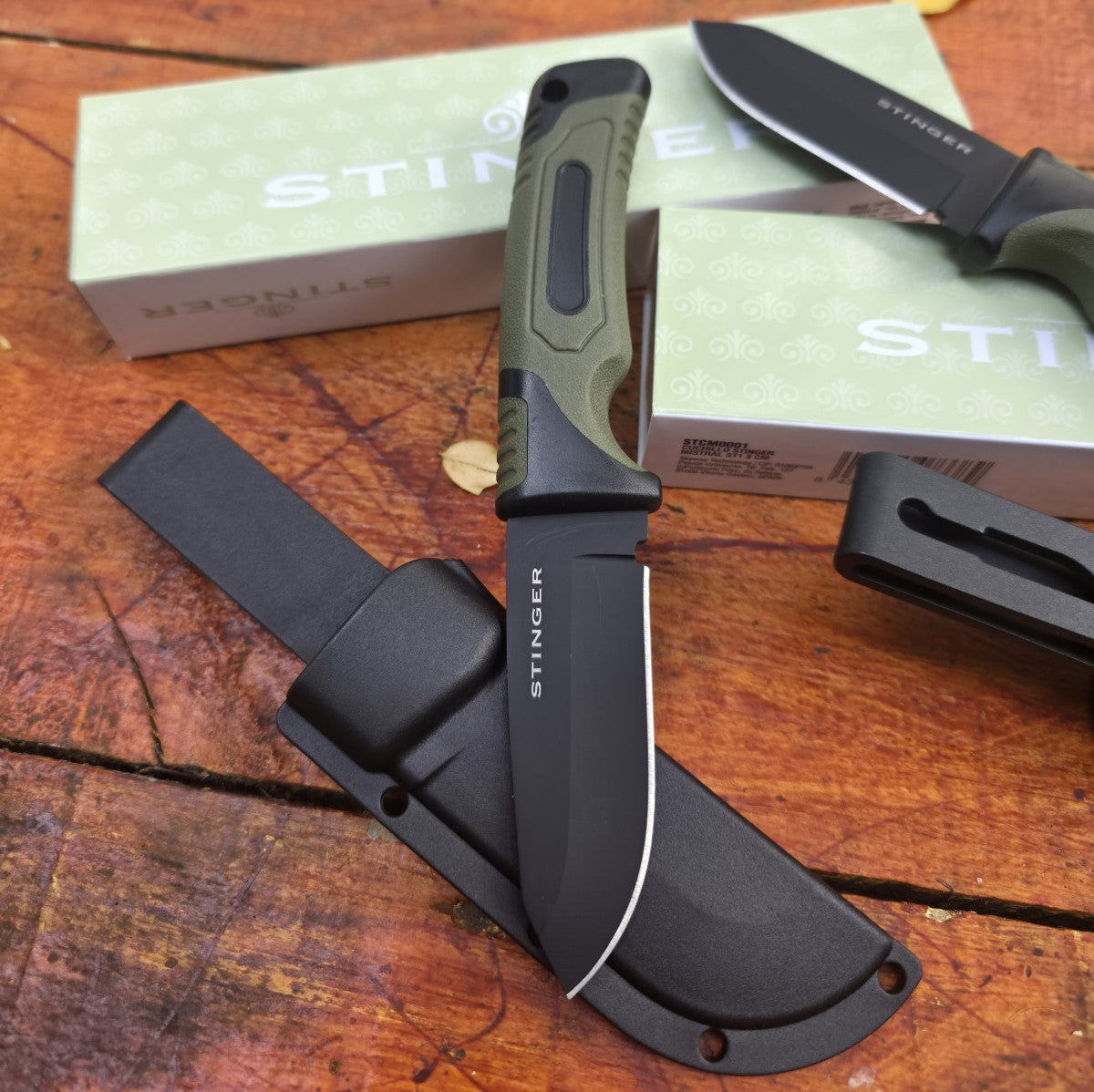 Cuchillo Mistral ST1 / ST2 Acero Inoxidable con Funda de Polímero