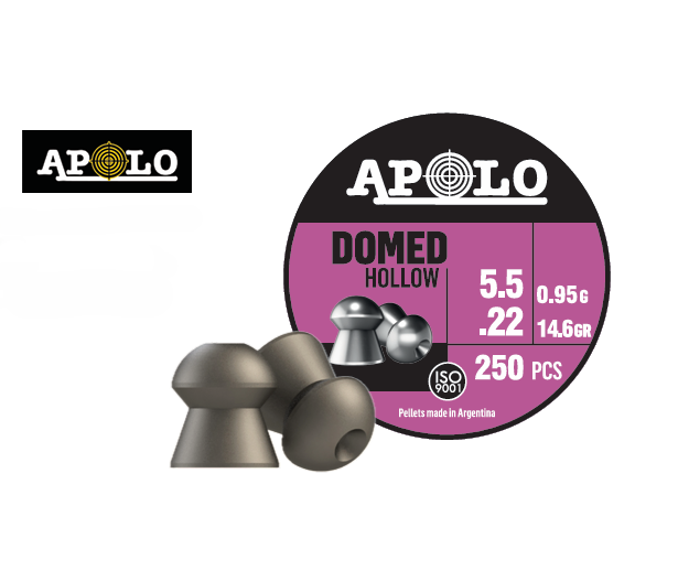 Postón Apolo Domed Hollow 5.5 14.6 g 250 unidades