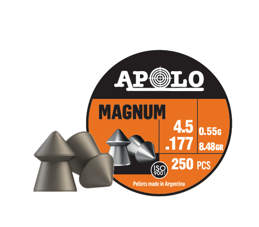 Postón Apolo Magnum 4.5  9 g  Punta Cacería  250 uds
