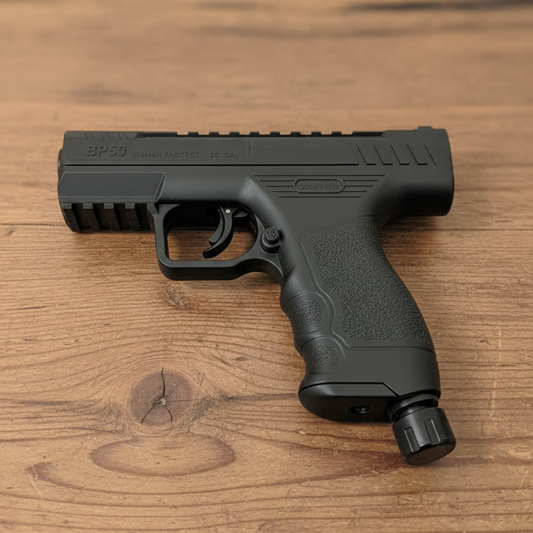 Pistola Traumática Beeman BP50 Cal. 50 – CO₂ Semiautomática para Defensa Personal