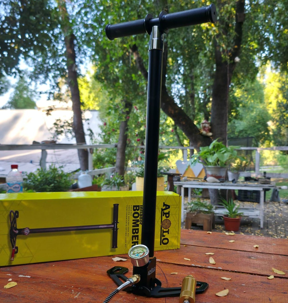 Bombín PCP Bomber Four 4 Etapas 6000 PSI con Filtro Jumbo