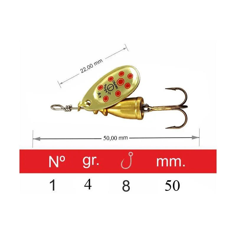SPINNER MAPSO VLASON 4g MAPSO Articulos de pesca y caza